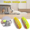 thumbnail image 4 of Steamy Cat Brush, 3 In1 Cat Steamy Brush,best Self Cleaning Steam Cat Brush For Massage, Multifunctional Cat Steamer Brush, For Removing Tangled yellow, 4 of 5