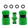 thumbnail image 3 of leaveforme 1/2 Inch Plastic Quick Connector Coupling Adapter Set for Garden Watering Hose, 3 of 8