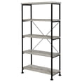 thumbnail image 4 of Analiese 63-inch 4-shelf Bookshelf Grey Driftwood, 4 of 9