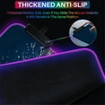 thumbnail image 3 of XL Led Gaming Mouse Pad with 14 Light Modes - Light Up Gamer Mouse Pad,31.5 x 11.8in Non-Slip Gamepad Style RGB Large Gamer Mousepad,Black Long Glowing Gaming Accessories for Desk,Waterproof, 3 of 7