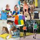 thumbnail image 5 of Dragskoväskor, Simning Gymnastikpåsar med Dragsko Gymväska för Barn Vuxna Snöre Simning Sportväska för Skola Sport Simning Gym Resor, 5 of 5