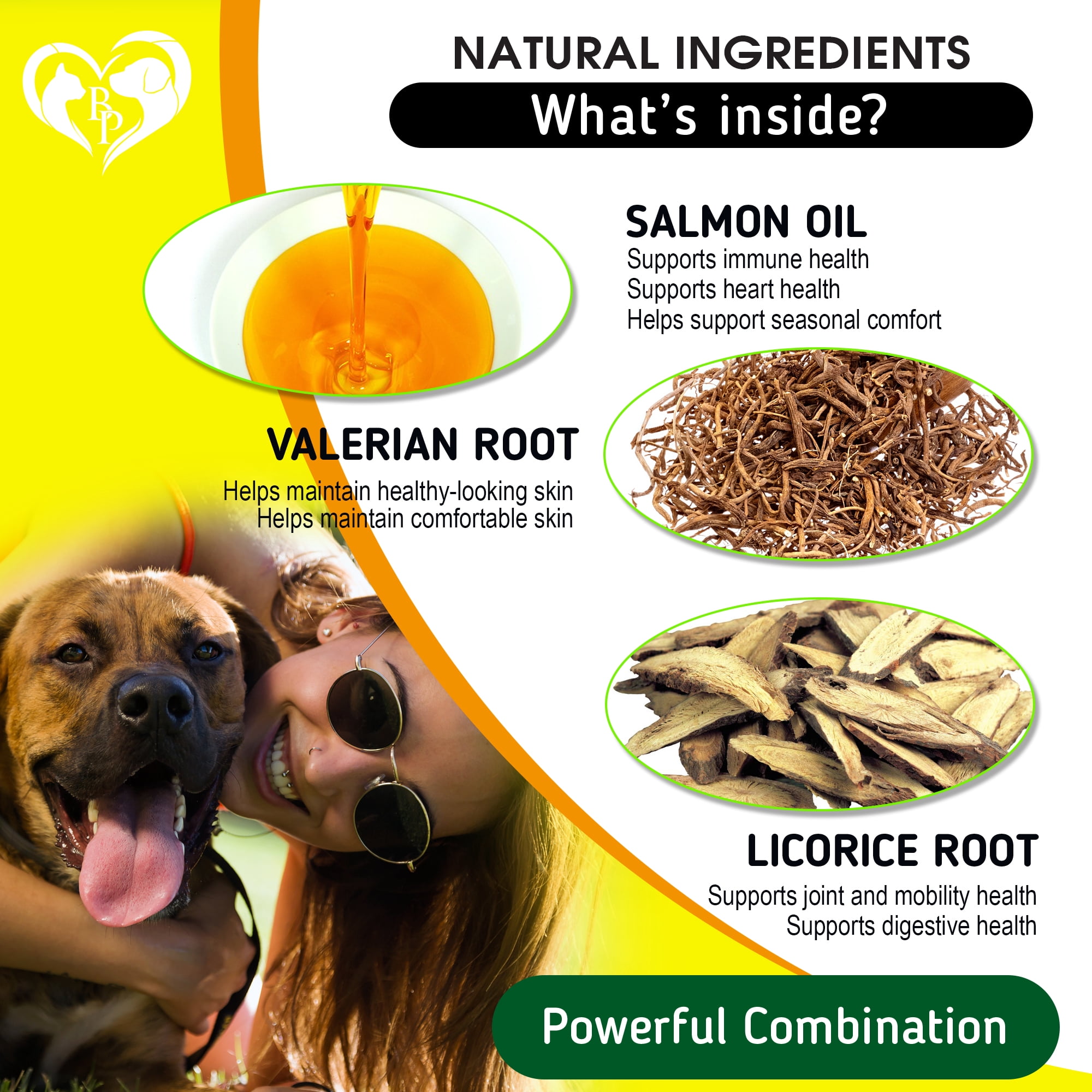 Dog Itch & Seasonal Allergy Support Chews – For Dry Itchy Skin & Hot Spots with Probiotic & Omega-3 Oil – Immune & Skin Health Supplement for Dogs and Puppies