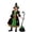 2-Green, variant on Witch Kids Dresses Hats Witch Outfit Set Girl Halloween Outfit Dress Party Girls Size 3-12 Years