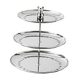 thumbnail image 2 of Soporte para cupcakes y postres, soporte para cupcakes, centro de mesa con toalla, plato de frutas moderno 3 niveles, 2 of 9