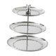 thumbnail image 2 of Soporte para cupcakes y postres, soporte para cupcakes, centro de mesa con toalla, plato de frutas moderno 3 niveles, 2 of 9