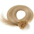 thumbnail image 3 of SEGO U Tip Hair Extensions Pre Bonded Fusion Hairpieces 100% Remy Human Hair U-tip Nail Tipped Keratin Glue Stick Microlink Blonde Hair Extension for Women 200 Strands, 3 of 8