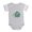 Heather Gray, variant on CafePress - Green Ranger Lightning Bolt - Cute Infant Baby Football Bodysuit