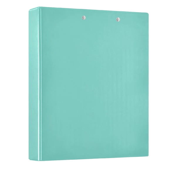 Three Ring Binder Turquiose Teal 1.5 Inch Round Binder D-Rings for Office Supplies and More
