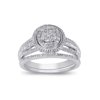 10k White Gold Forever Bride 1/2cttw Round Engagement Ring
