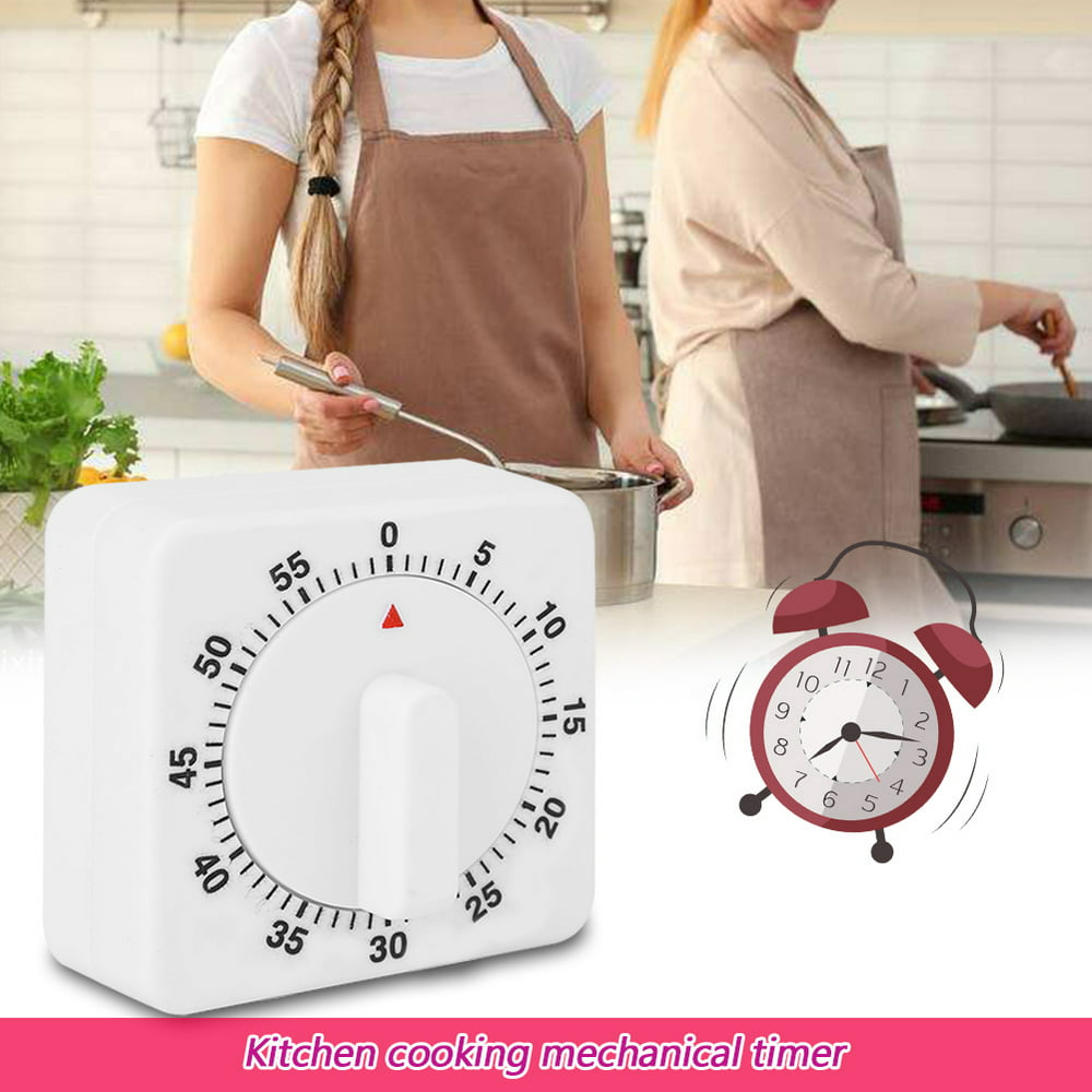 Portable 60 Minutes Count Down Mechanical Timer Baking Kitchen Cooking