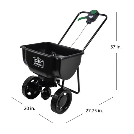 EXPERT GARDENER 66 LB CAPACITY PUSH BROADCAST SPREADER