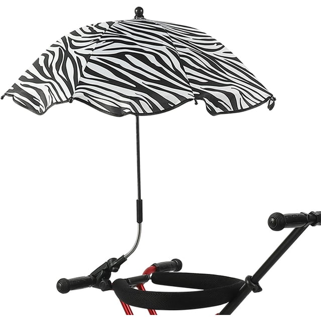 HUGFEGWE Parasol de Chaise avec Pince, Parasol de Chaise de Plage Universel Ajustable Protection UV Parasol Pare-Soleil pour Chaise de Patio, Chaise de Plage, Poussette, Chaise de Sport, Fauteuil Roulant et Chariot CJB91-101872