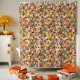 thumbnail image 3 of Fall Thanksgiving Fall Leaves Shower Curtain for Bathroom, Pastoral Gradient Leaves Waterproof Shower Curtains Washable Quick Dry with Hooks Bathtub Curtains 60x72 IN, 3 of 6
