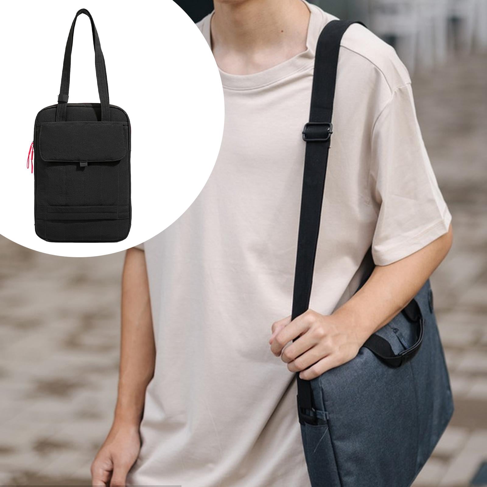 Laptop Shoulder Bag Tote Handbag Waterproof Taffeta Velvet Large Capacity for Office and Business Professionals