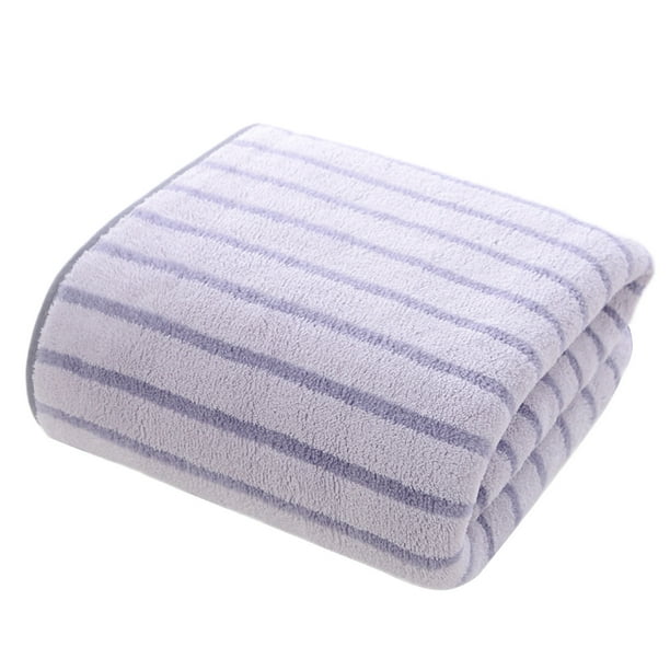 Lavado de la Cara de los Hombres, Toalla de Rayas de Lana Suave Absorbente de Agua No Revestimiento Baño Toalla de Lavado de la Cara, Lavado de la Cara Natural Engrosado para Hombres Y Mujeres, Azul 2
