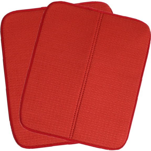 2 Pack Dish Drying Mats,Bexikou 24" x 18" Microfiber Super Absorbent Kitchen Counter Mat for Dishes, Pots and Glassware, Large Size Drying Pad for Countertops,Sinks,Easy Store,Machine Washable
