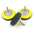 thumbnail image 1 of 3 Inch (75mm) Hook And Loop Sanding Pad For Sanding Discs With 6mm Dia Drill Attachment + Buffering, 1 of 5