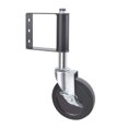 thumbnail image 4 of pitrice Porte Roulette Robuste en Caoutchouc Dur Roue Suspension Noir 4 Po, 4 of 9