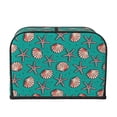 thumbnail image 2 of Picia Starfish and Shell Print 4 Slice Toaster Cover , Toaster Protector Dustproof Kitchen Appliance Cover, Kitchen Appliance Dustproof Protector, 2 of 7