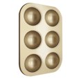 thumbnail image 1 of Toystoory Molde para magdalenas de 6 cavidades, bandeja para magdalenas, molde para magdalenas y Chocolate, molde para magdalenas, molde para Herramientas y accesorios para hornear oro Toystoory HA002382-01, 1 of 1