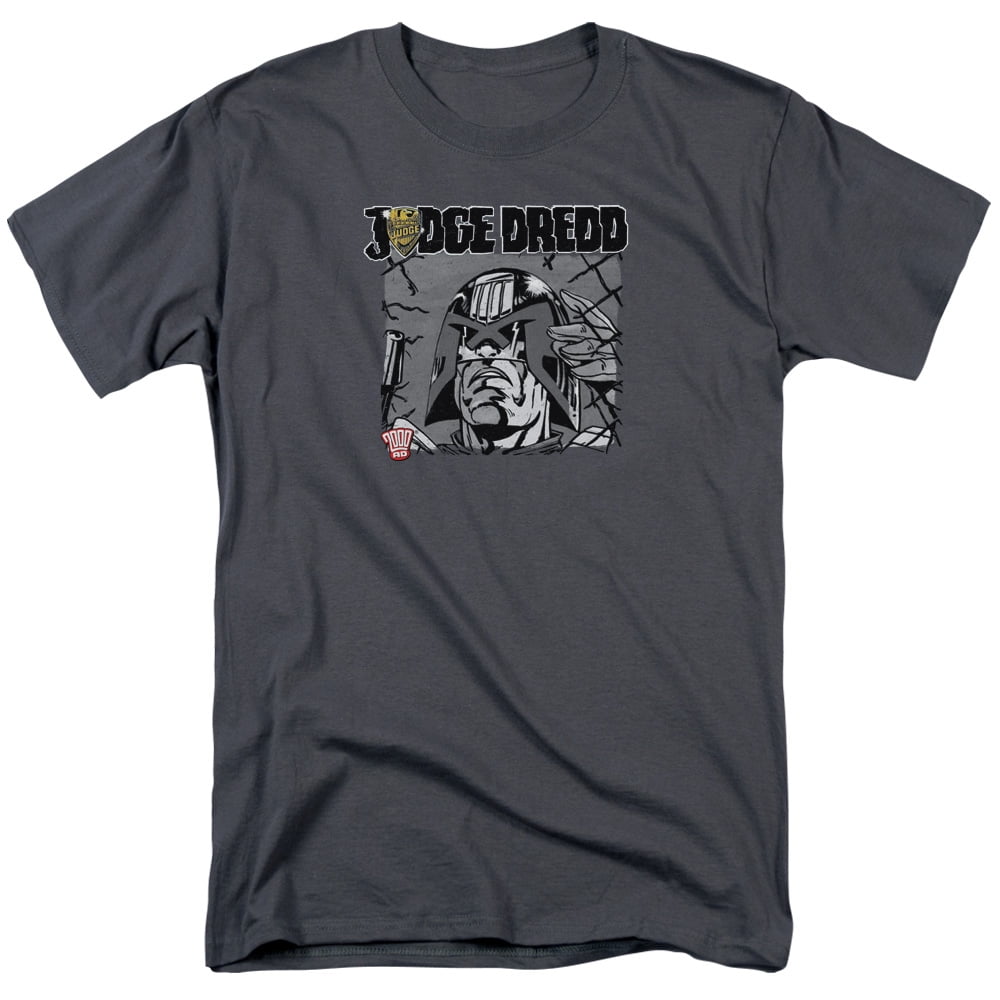 XL Trevco Judge Dredd-Ain T Pretty Adult Tank Top44; Charcoal
