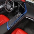 thumbnail image 2 of TINKI Soft Carbon Fiber Air Conditioner Switch Panel Trim Strip Fit for Chevrolet Corvette C8 Stingray 2020-2023, Center Console AC Panel Decoration Frame Trim, 2 of 11