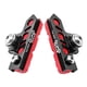 thumbnail image 2 of 2 pastillas de freno de bicicleta duraderas, para bicicleta de montaña de carretera, para llantas de fibra de carbono, anti negro rojo, 2 of 9