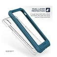 thumbnail image 3 of iPhone XS Max Clear Protective Case, Full Body Transparent Cover (Falcon) Teal, 3 of 6