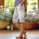 thumbnail image 1 of WILLBEST Pantalones Casuales de Moda para Mujer: elegantes Shorts Holgados con Estampados para Mayor Comodidad y Versatilidad. Chica, 1 of 4