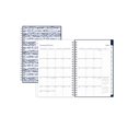 thumbnail image 5 of Blue Sky Indigo Stripes Medium Weekly/Monthly Planner for 2022, 5 of 5