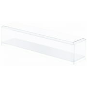 Pioneer Plastics 633CD Clear Plastic Display Case for 1:64 Scale Trucks (Mirrored), 15.625" W x 3.5" D x 3" H (Mailer Box)