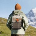 thumbnail image 4 of Outdoor Hiking Backpack, Lightweight Travel Daypack, Multipocket Casual Rucksack, Sport Camping Shoulder Backpack, Breathable Spliced Fabric Rucksack with Side Pockets, Adjustable Strap Carry Bag, 4 of 5