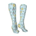 thumbnail image 3 of KLL Cartoon Cat Print Cool Socks Men's Women's Crew Socks Funny Crazy Novelty Stockings, 3 of 8