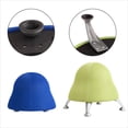 thumbnail image 4 of Safco Fauteuil-Ballon Actif à Profil Bas Rembourré en Vinyle, Couleur Pomme Sure, 4 of 6