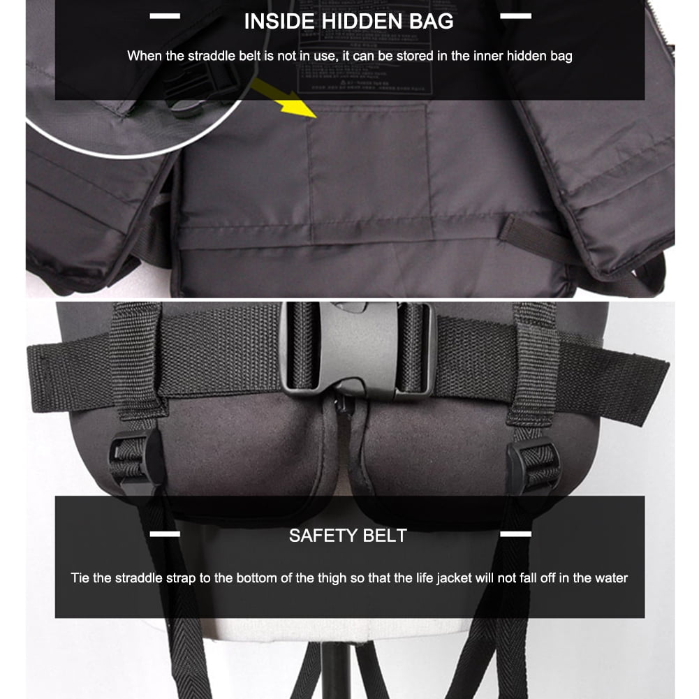 Lifejacket Adult,Life Jackets |Made From Neoprene Material,Large Buoyancy,Safe And Convenient (XL)