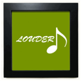 thumbnail image 1 of Music Sound Enthusiasm Art Deco Fashion Black Square Frame Picture Wall Tabletop, 1 of 3