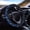 Blue Paw Galaxy, variant on COEQINE Leopard Print Car Steering Wheel Cover Universal 15 Inch Anti-Slip Auto Steering Wheel Protector Car Accessories for Women Men, Black Brown