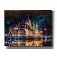 thumbnail image 1 of Epic Graffiti 'Budapest Hungary Parliament At Night' by Pedro Gavidia, Canvas Wall Art, 34"x26", 1 of 2