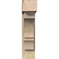 thumbnail image 2 of Ekena Millwork 8"W x 30"D x 34"H Balboa Block Rough Sawn Bracket w/ Offset Brace, Douglas Fir, 2 of 25