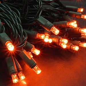 LED String Lights - Polka Dot Wide Angle - Orange - Walmart.com