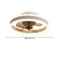 thumbnail image 3 of Klonfd Dimmable Fan Ceiling Light Adjustable Wind Speed Chandelier Ventilator Lamp 48W Bedroom Living Room Ceiling Fan With Light Smart Timer And Remote Control Interesting Life, 3 of 6