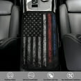 thumbnail image 2 of Yuyamidu American Flag Car Center Console Armrest Cushion Fashion Auto Decorative Accessories Soft Armrest Cushion Pad Protector Flannel Armrest Cover Fit for Most Vehicles, 2 of 7