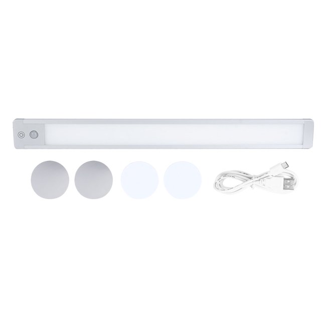 Mini luz LED inteligente con Sensor infrarrojo, luz de armario de inducción corporal recargable por USB