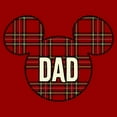 thumbnail image 2 of Men's Mickey & Friends Dad Plain Print  Graphic T-Shirt, 2 of 5
