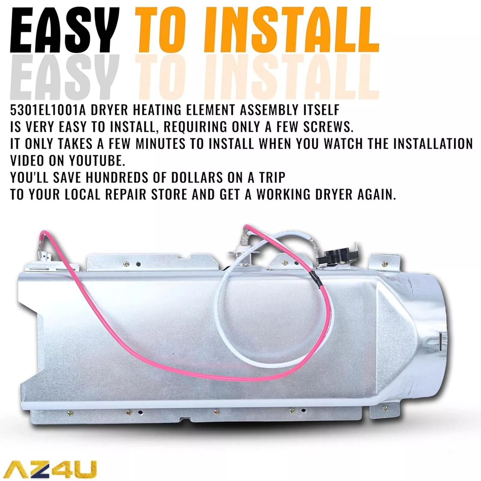 DLE3170W DLE0442G DLE0442W01 DLE2140W Dryer Heating Element for LG Dryer