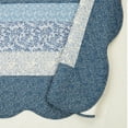 thumbnail image 4 of Modern Heirloom Charlotte Blue Pillow Sham, Standard, 4 of 5