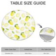 thumbnail image 6 of Round Picnic Table Cloth 100% Waterproof & Oil Proof, Elastic Fitted Table Cover for 36"-44" Round Tables, for Dining, Camping, Outdoor, 6 of 7