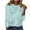 Blue, variant on Hfiengba Long Sleeve Shirts for Women Gradient Color Crew Neck Tops Basic Tee Casual Loose Fit Clothes (M, Light Blue)