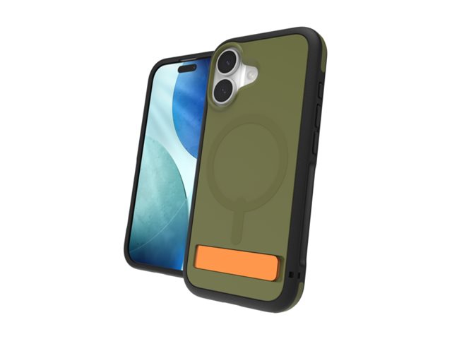 ZAGG Sedona Snap - Back cover for cell phone - MagSafe compatibility - graphene - sea kelp - for Apple iPhone 17