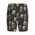 thumbnail image 2 of Lsque Cigar Mens Sleep Pajama Shorts,Short Pajama Pants, Cotton Ultra-Soft Knit-3X-Large, 2 of 9